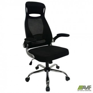 Крісло Santino сітка чорна/Сантіно