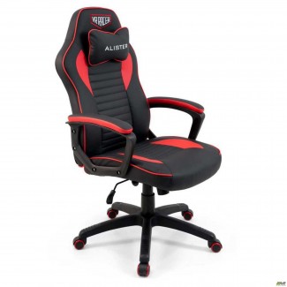 Крісло VR Racer Dexter Alister червоний/чорний/Алістер