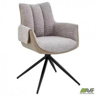 Крісло поворотне Medeline світло-сірий/Меделін