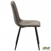 Стілець обідній Indiana-D чорний/velvet сірий/Індіана