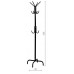 Вішак підлоговий Верба VKY-6029R (Чорний)