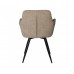 Стілець кухонний ARDEN Чорний каркас / Темний беж тканина оберт 180°/Арден