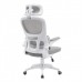 Крісло комп'ютерне OWEN сіре/білий каркас/Овен