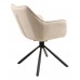 Стілець поворотний R-69 айворі + чорний
