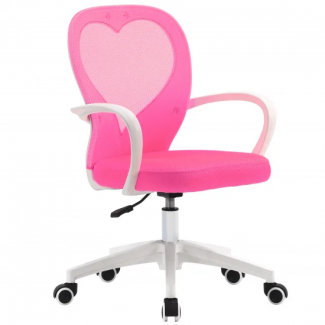 Комп'ютерне крісло STACEY рожеве/білий каркас/Стесі (Стеси)