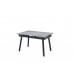 Керамічний стіл TM-88-1 ребекка грей + чорний 120-180
