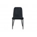 Стілець N-44 чорний велюр + чорний