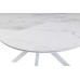 Керамічний стіл Офелія TML-1250 калакатта крістал + білий