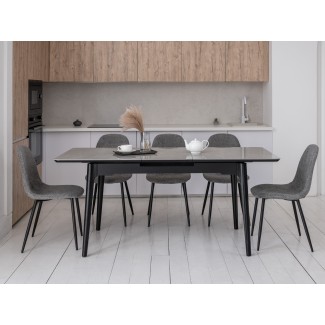 Керамічний стіл TM-89 калакатта мармур (сіра кераміка) + чорний 140/180х80 Керамічний стіл TM-89 калакатта мармур (сіра кераміка) + чорний 140/180х80 в Одессе от магазина «Оникс»