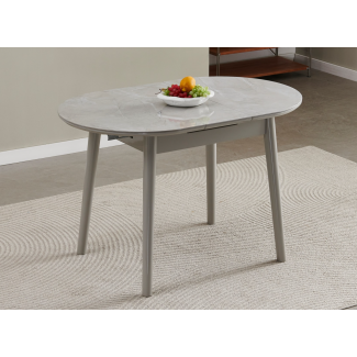 Керамічний стіл TM-85-1 калакатта мармур + сірий 95/120х75