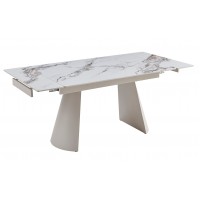 Керамічний стіл Сорренто TML-1301 голден вайт + капучино 130/180х90 Керамічний стіл Сорренто TML-1301 голден вайт + капучино 130/180х90
