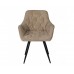Стілець кухонний ARDEN Чорний каркас / Темний беж тканина оберт 180°/Арден