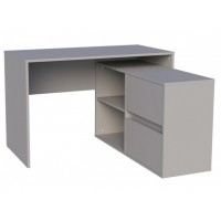 Cтіл письмовий кутовий TWIN K 120x60 Камінь Сірий/Твін