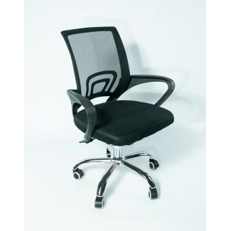 Крісло офісне ROKY, колір чорний/сітка чорна/Рокі (Роки)