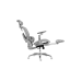 Офісне крісло B-816 White/Gray (Massage)