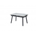 Керамічний стіл TM-88-1 вайт клауд + чорний 120/180Х85