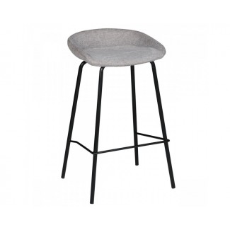 Барний стілець SVEN Чорний каркас / Сірий тк./Свен