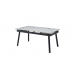 Керамічний стіл TM-88 вайт клауд + чорний 160-220