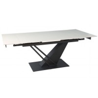 Стіл FERNANDO CERAMIC 140(200)*90 бежевий/чорний/Фернандо