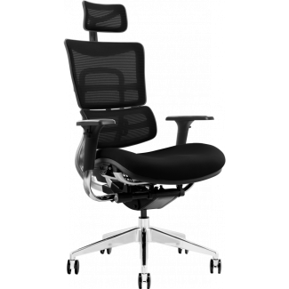Офісне крісло GT Racer X-802 Black (W-21, B-41)
