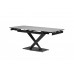 Керамічний стіл TML-809 айс грей + чорний (120/180х80)