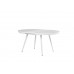 Керамічний стіл TML-875 білий мармур 110-150