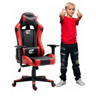 Геймерське дитяче крісло GT Racer X-5934-B Kids Black/Red