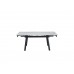 Керамічний стіл TM-88-1 вайт клауд + чорний 120/180Х85