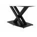 Керамічний стіл TML-817 чорний онікс + чорний 140-200