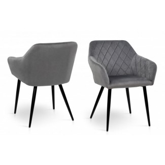 Крісло Акура (Велюр сірий)