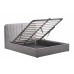 Ліжко м'яке Б'янка (світло-сірий) 1600х2000