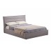 Ліжко м'яке Олівія (світло-сірий) 1600х2000