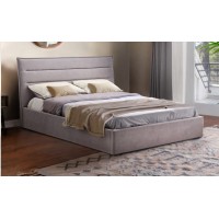 Ліжко м'яке Олівія (світло-сірий) 1600х2000