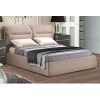 Ліжко м'яке Сандра (бежевий) 1600х2000