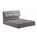 Ліжко м'яке Сандра (сірий) 1600х2000