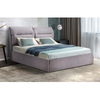 Ліжко м'яке Сандра (сірий) 1600х2000