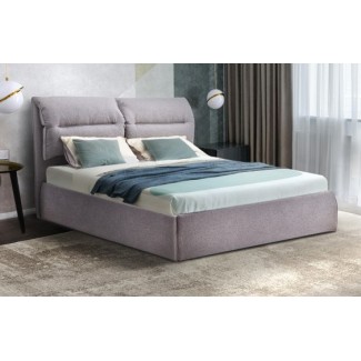 Ліжко м'яке Сандра (сірий) 1600х2000