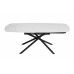 Стіл обідній Гатвік (чорний/кераміка білий) 1300(+300+300)х900