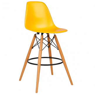 Стілець барний високий хокер жовтий Тауер Вуд Стілець барний високий хокер жовтий Тауер Вуд в Одессе от магазина «Оникс»