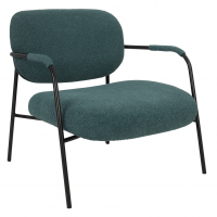 Сучасне крісло в оббивці букле зеленого кольору Ніка Сучасне крісло в оббивці букле зеленого кольору Ніка