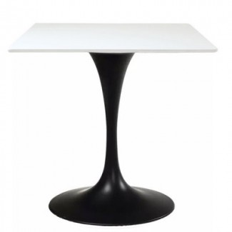Стіл квадратний білий 80*80 см на чорній металевій опорі Кармен S Стіл квадратний білий 80*80 см на чорній металевій опорі Кармен S в Одессе от магазина «Оникс»