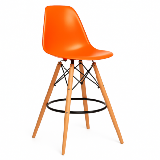 Високий барний стілець Тауер Вуд помаранчевий Високий барний стілець Тауер Вуд помаранчевий в Одессе от магазина «Оникс»