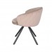 Стілець кухонний KELLY Чорний каркас / Темний беж CDBL-40/Келлі