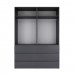 Шафа розпашна комбінована №10 Light 160x220x50 см