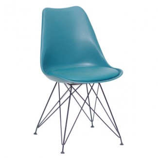 Сучасний дизайнерський стілець для кафе та кухні блакитний Тауер С в Одессе от магазина «Оникс»