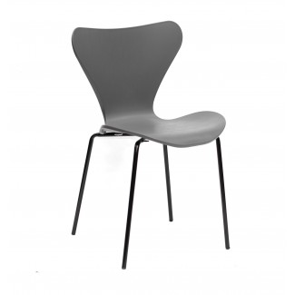 MAX сірий 21 METAL-2 - BK Стілець /МАКС