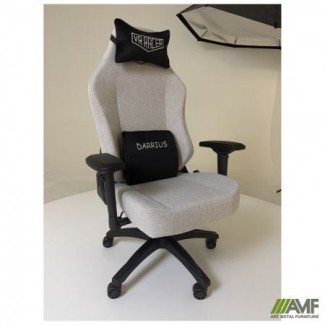 Крісло геймерське VR Racer Textile Darrius сірий-555275