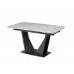 Керамічний стіл Феліче TML-1000-1 клауді грей + чорний 140/200х90