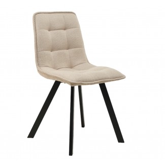 Стілець M-70 айворі + чорний