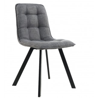 Стілець M-70 сірий + чорний